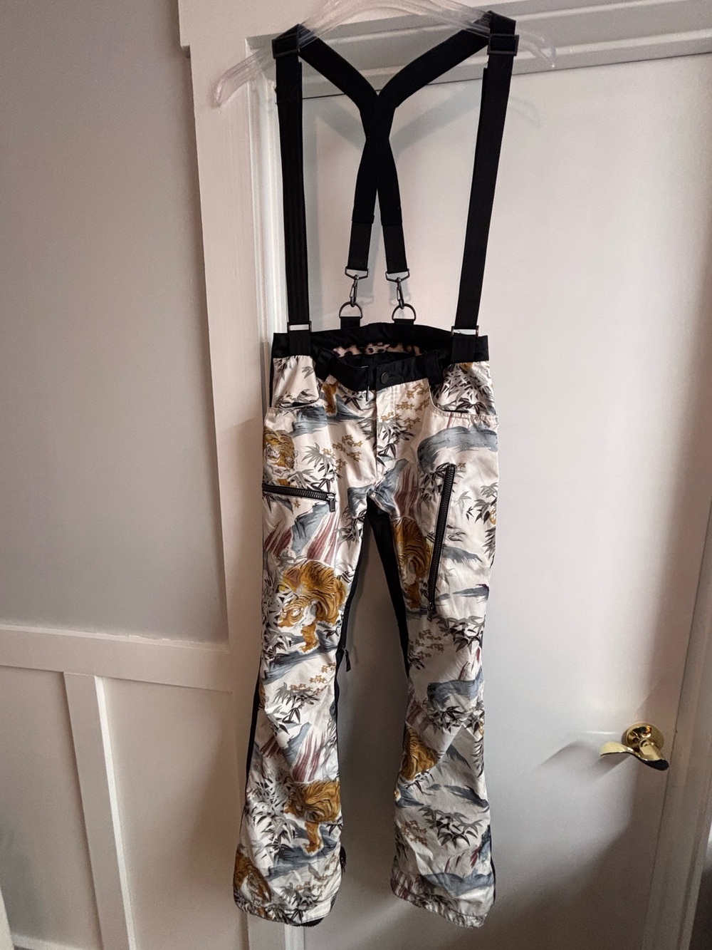 L.A.M.B x BURTON Studio Star Ski Pant Women’s XS Bengal/True Black Gwen Stefani